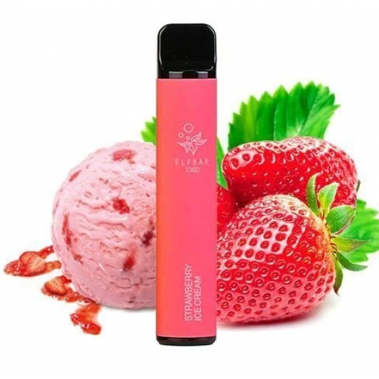ElfBar Strawberry Ice Cream 1500 Puffs 5%‎‎‎